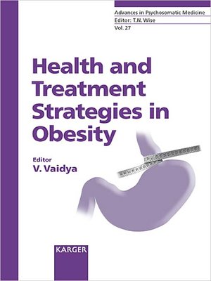 cover image of Health and Treatment Strategies in Obesity